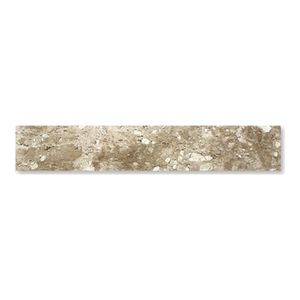 Soleira em Mármore Polido Borda Reta Travertino 100x20cm