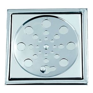 Grelha em Aço Inox 430 com Caxilho com Fechamento Quadrado 150mm
