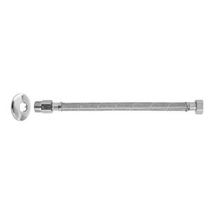 Ligação Flexível em Metal para Instalação de Água 60cm Cromada