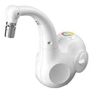 Torneira para Cozinha de Parede Eletrônica Lumen 5500w 220v Branca