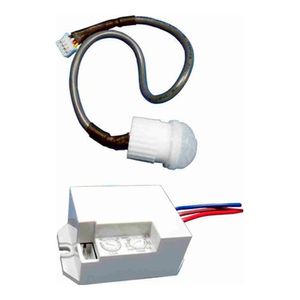 Mini Sensor de Presença de Embutir Bivolt Branco