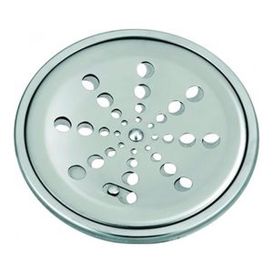 Grelha em Aço Inox 430 com Caxilho com Fechamento Redondo 150mm