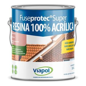 Resina Acrílica com Acabamento Brilhante Fuseprotec 3,6 Litros