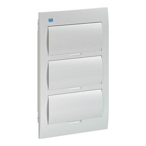 Quadro de distribuição de embutir 36 Disjuntores Branco