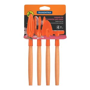 Conjunto para Jardim 4 Peças Laranja