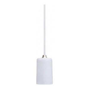 Pendente Em Aluminio Para 1 Lampada Dot Metal Branco Taschibra