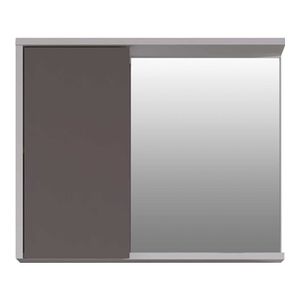 Espelheira para Banheiro em MDF ETA 62cm Branco e Gianduia