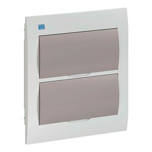 Quadro de distribuição de embutir 24 Disjuntores Fumê