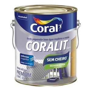 Fundo Preparador Coralit Zero 3,6 Litros