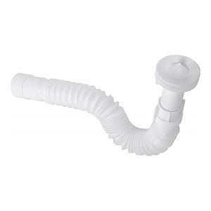 Kit Sifão Sanfonado com Válvula Branco