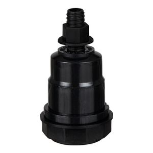 Soquete para Coluna Abajur Luminária Preto