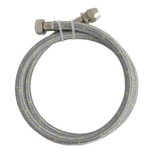 Ligação Flexível em Inox para Gás 1/2' com Adaptador 3/8' com 1,20 Metro