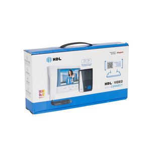 Kit Porteiro Eletronico Com Video Wifi Branco HDL