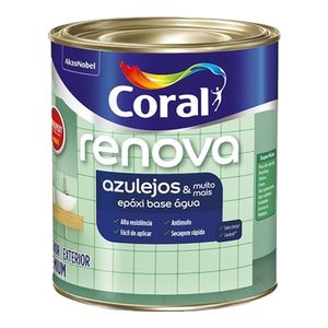 Tinta Epóxi Premium Renova Azulejos & Muito Mais Brilhante Branca 900ml