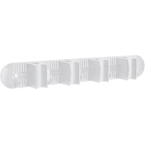 Porta Vassouras com 4 encaixes Branco Nitron