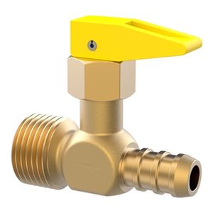 Registro de Bloqueio Corta Fogo para Gás 1/2x3/8 NPT Niquelado