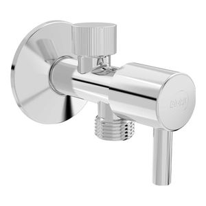 Registro com Desviador Abs para Ducha Higiênica 1/4 De Volta com Rosca 1/2 X 1/2 Branco