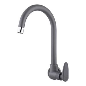 Torneira de Parede para Cozinha Allure Décore Cinza Fosco