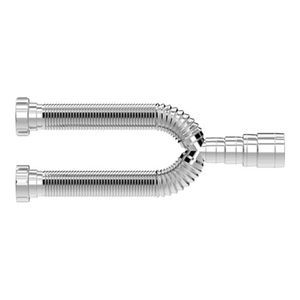 Sifão Tubo Extensivo Duplo Universal Cromado