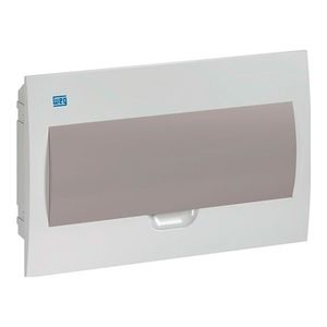Quadro de distribuição de embutir 18 Disjuntores Fumê