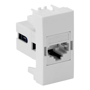 Módulo Tomada Conector RJ11 de 4 Fios Branco Simon