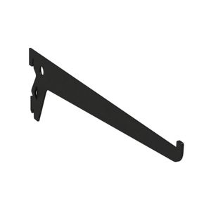 Suporte Simples para Prateleira em Aço 35cm Preto Multivisão