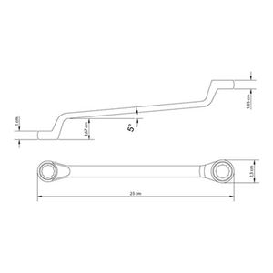 Chave Estrela 14x15mm Tramontina