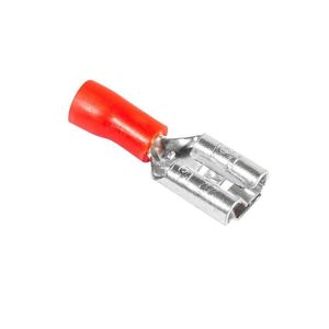 Terminal Receptor Femea 6,5mm Vermelho 10 Peças A Santos