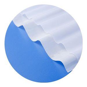 Telha Ondulada 244X110Cm Branca Lux Telhas