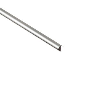 Cantoneira Rodapé 120-Anf Redonda 120 Para Piso Alumínio Fosco 3M Decal