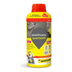 Aditivo Plastificante 1L Marrom Quartzolit