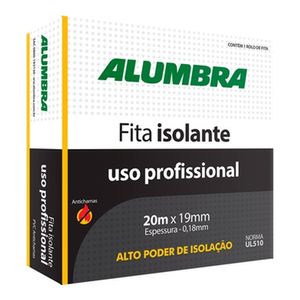 Fita Isolante 18Mmx20M Pt Alumbra