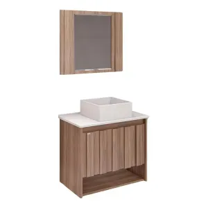 Kit Gabinete Treviso Creta Com  Pia 63CM A.J Rorato