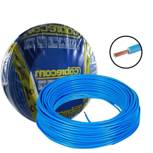 Cabo Flex 6,0Mm 750V Azul Claro Metro Cobrecom