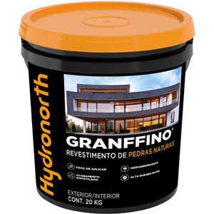 Granffino Pedras Naturais Cinza Claro Balde 20Kg Hydronorth