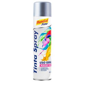 Tinta Spray Mundial Prime Cinza Medio 400Ml Aeroflex