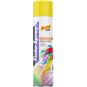 Tinta Spray Mundial Prime Amarelo Bandeira 400Ml Aeroflex