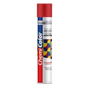 Tinta Spray Uso Geral Vermelho 250Ml Chemicolor