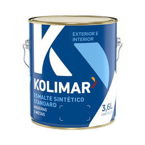 Esmalte Sintético Brilhante Cinza Médio 3,6L Kolimar