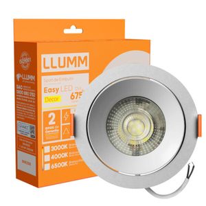 Embutido LED EasyLED 12W 3000K Redondo com Driver Bronzearte
