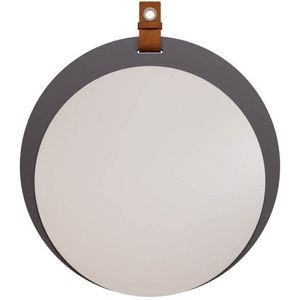 Espelheira Lua 60x60cm Titânio MGM Móveis