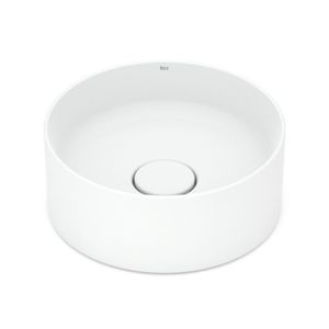 Cuba Apoio 30cm Redonda Terra Branco Celite