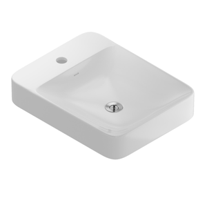 Cuba Apoio Retangular 1f Vox Flow 45x30 Branco Fiori