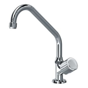 Torneira Cozinha Mesa Bica Alta Cromada 1167 C40 Ouro Fino