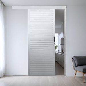 Porta Correr Sobrepor Laminada 215X70 Branco Mgm