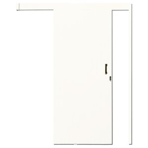 Porta Correr Sobrepor Batente Branco 215X70Cm Mgm