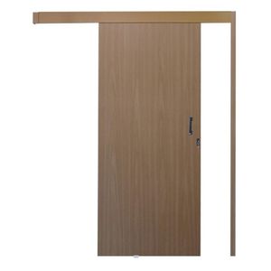 Porta Correr Sobrepor Batente Branco 215X90Cm Mgm
