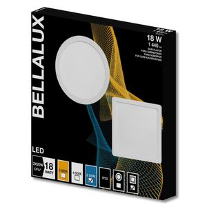 Painel Sobrepor Quadrado 18W 6500K Bellalux