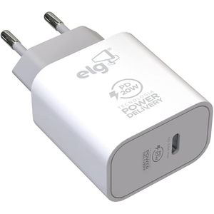 Carregador Universal Usb-C Branco Elg