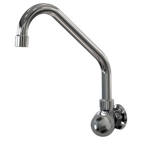 Torneira Cozinha Parede Bica Alta Cromada 1168 C40 Fani